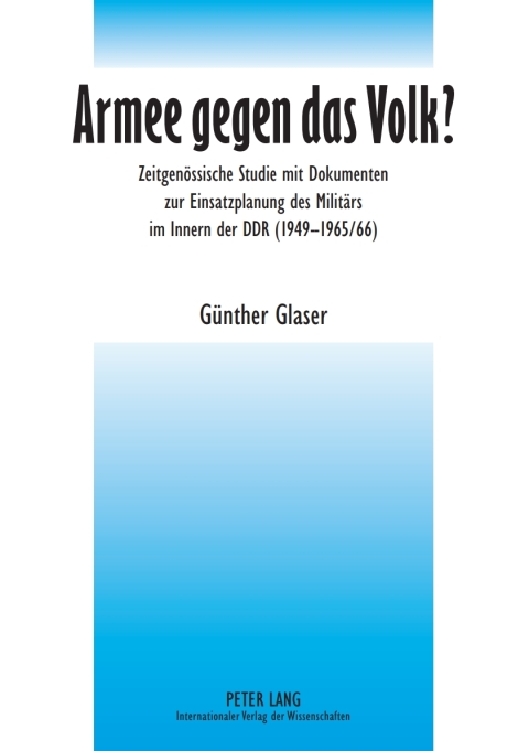 Cover image for book Armee gegen das Volk?