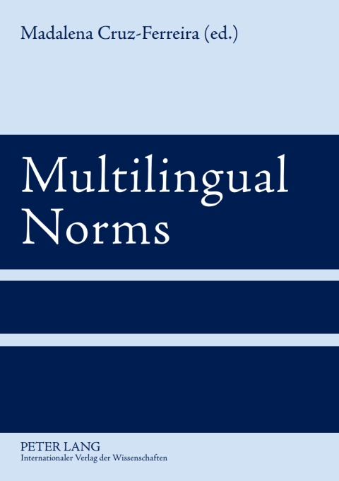 Cover image for book Multilingual Norms