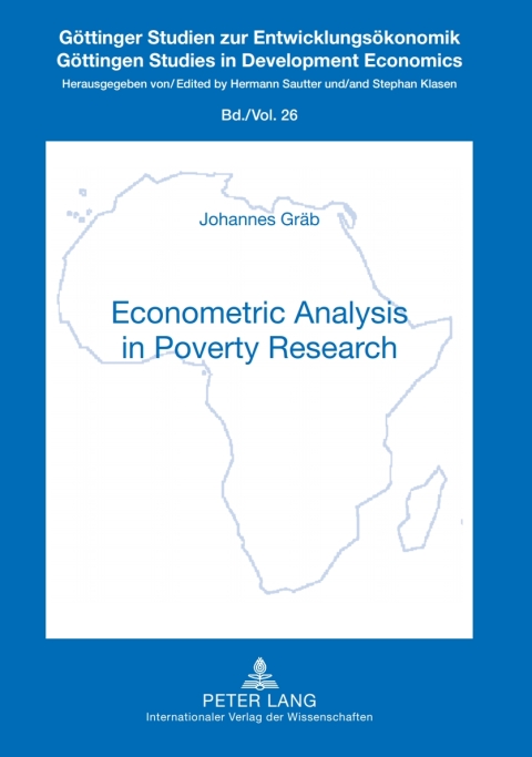 Cover image for book Econometric Analysis in Poverty Research