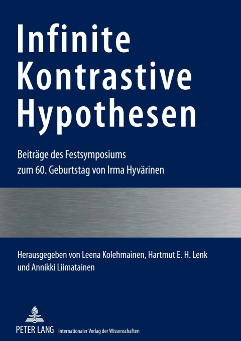 Cover image for book Infinite Kontrastive Hypothesen