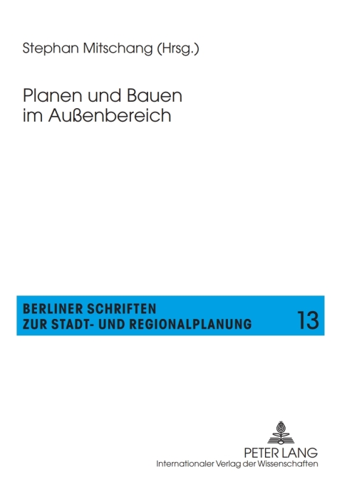Cover image for book Planen und Bauen im Außenbereich
