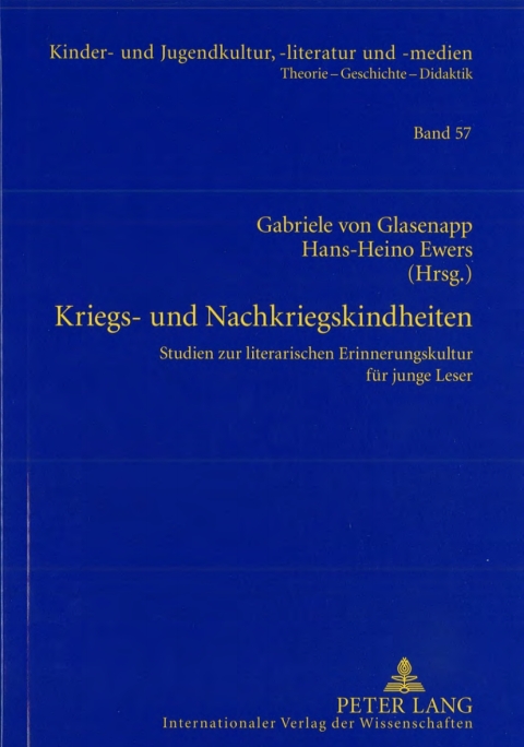 Cover image for book Kriegs- und Nachkriegskindheiten