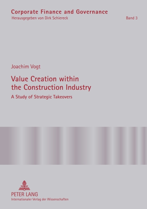 Cover image for book Value Creation within the Construction Industry