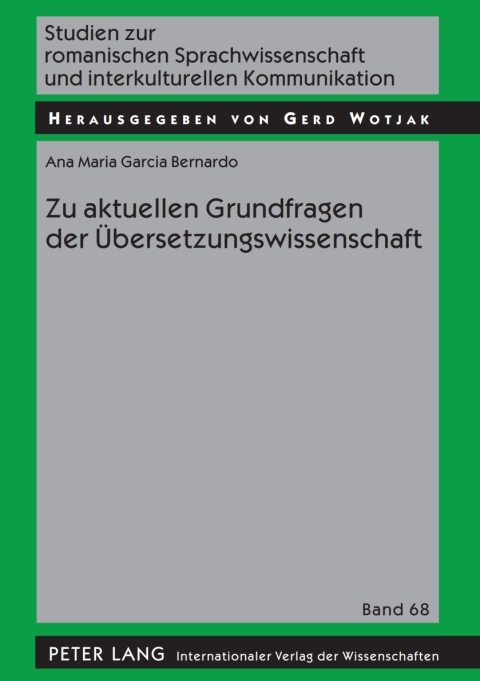 Cover image for book Zu aktuellen Grundfragen der Uebersetzungswissenschaft