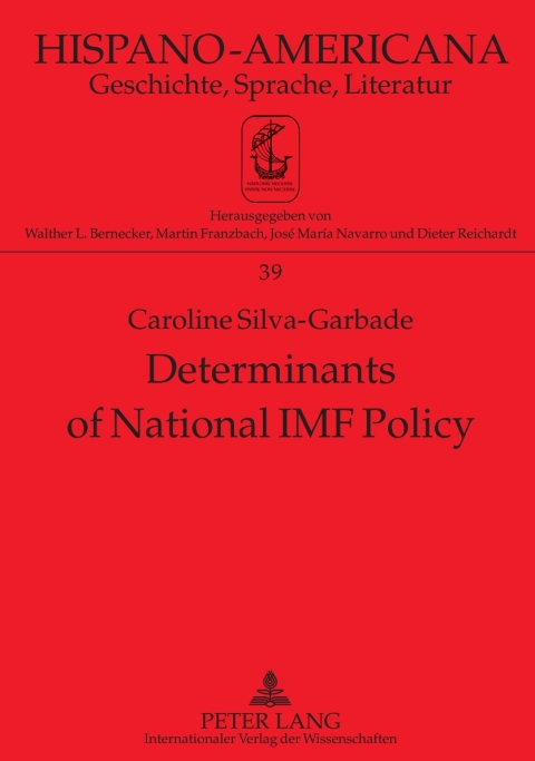 Cover image for book Determinants of National IMF Policy