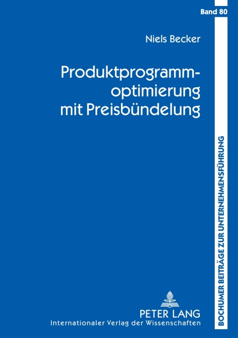 Cover image for book Produktprogrammoptimierung mit Preisbuendelung