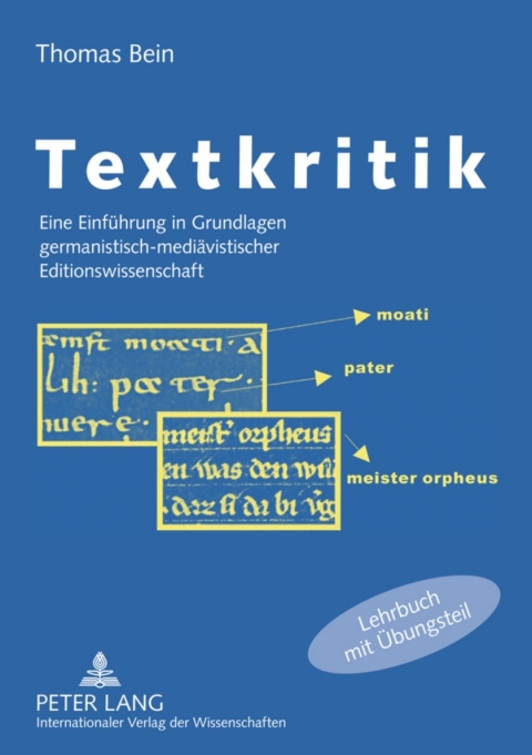 Cover image for book Textkritik