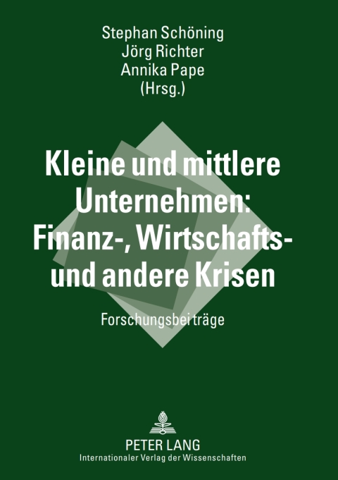 Cover image for book Kleine und mittlere Unternehmen: Finanz-, Wirtschafts- und andere Krisen