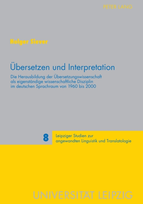 Cover image for book Uebersetzen und Interpretation