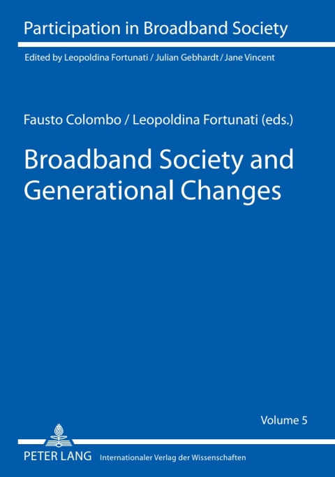 Cover image for book Broadband Society and Generational Changes