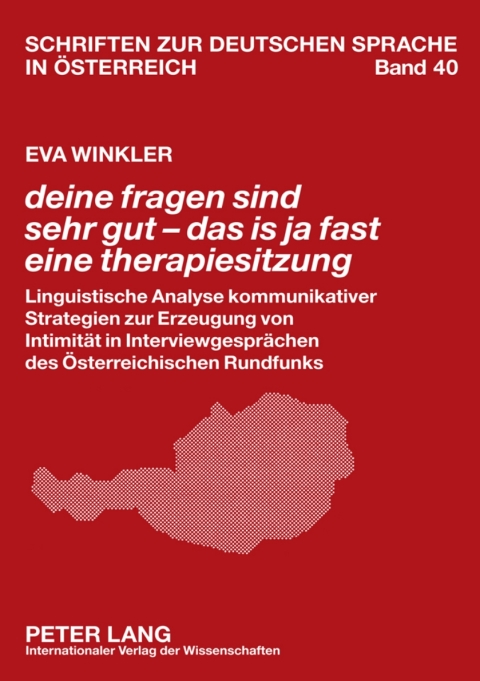 Cover image for book «deine fragen sind sehr gut – das is ja fast eine therapiesitzung»