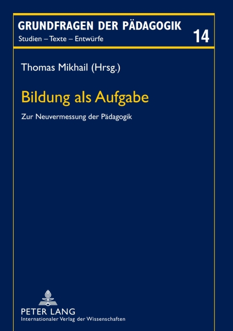 Cover image for book Bildung als Aufgabe