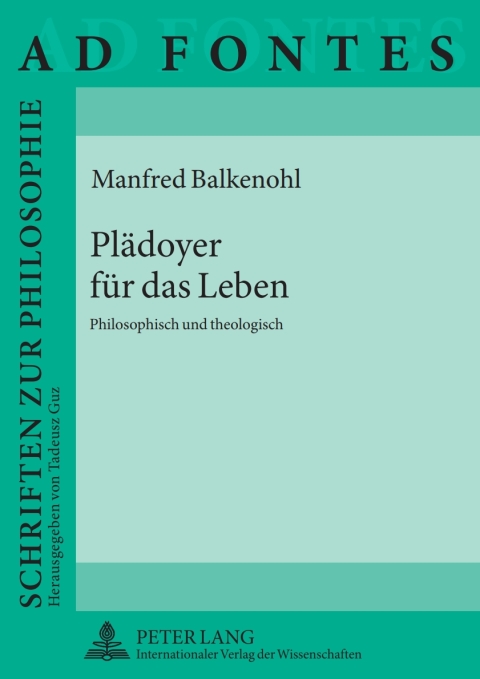 Cover image for book Plädoyer für das Leben