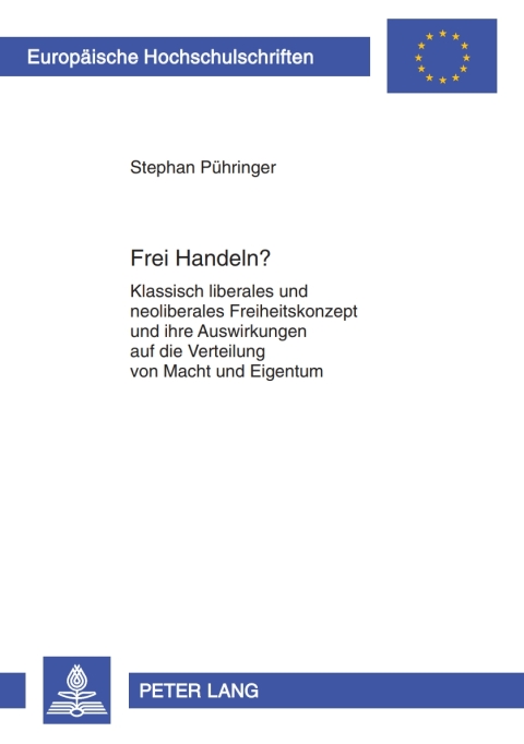 Cover image for book Frei Handeln?