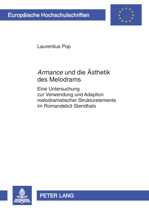 Cover image for book «Armance» und die Aesthetik des Melodrams