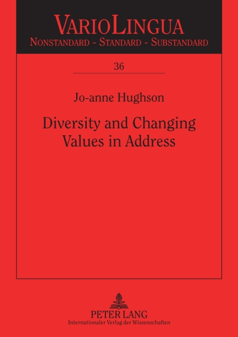 Cover image for book Diversity and Changing Values in Address