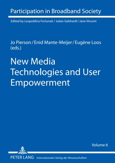 Cover image for book New Media Technologies and User Empowerment