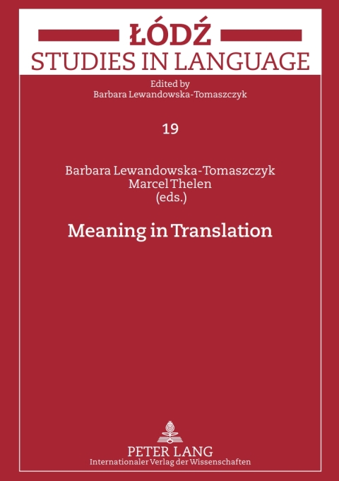 Cover image for book Meaning in Translation