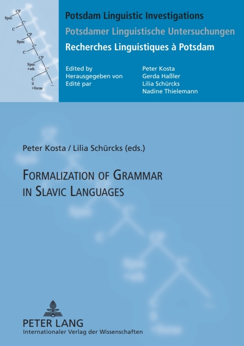 Cover image for book Formalization of Grammar in Slavic Languages