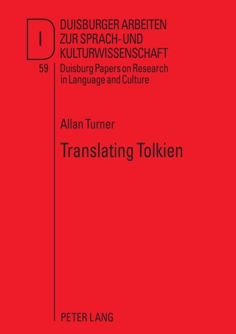 Cover image for book Translating Tolkien