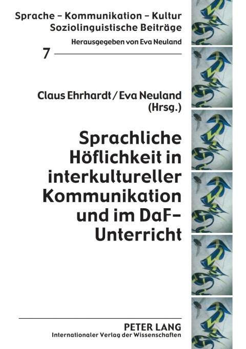 Cover image for book Sprachliche Hoeflichkeit in interkultureller Kommunikation und im DaF-Unterricht