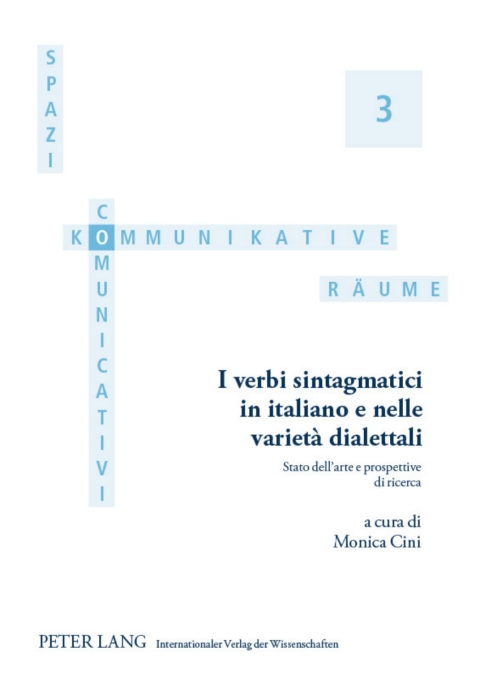 Cover image for book I verbi sintagmatici in italiano e nelle varietà dialettali