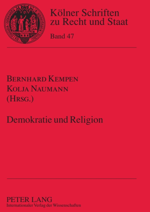 Cover image for book Demokratie und Religion