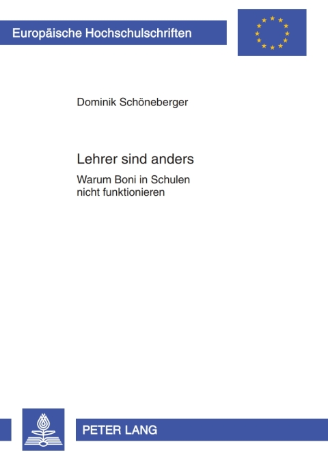 Cover image for book Lehrer sind anders