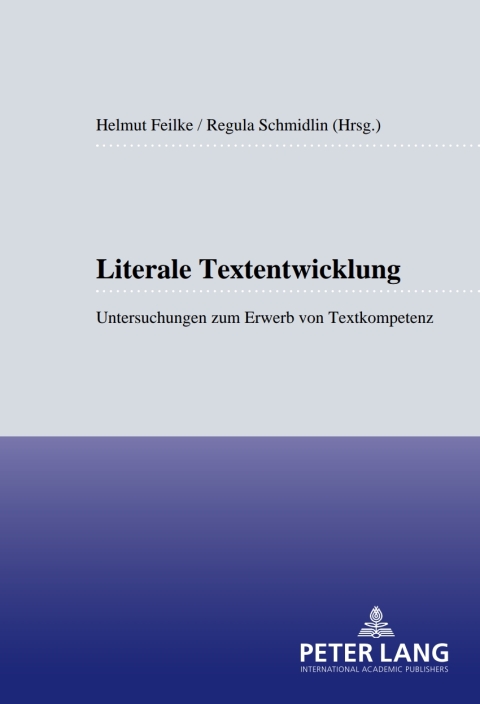 Cover image for book Literale Textentwicklung