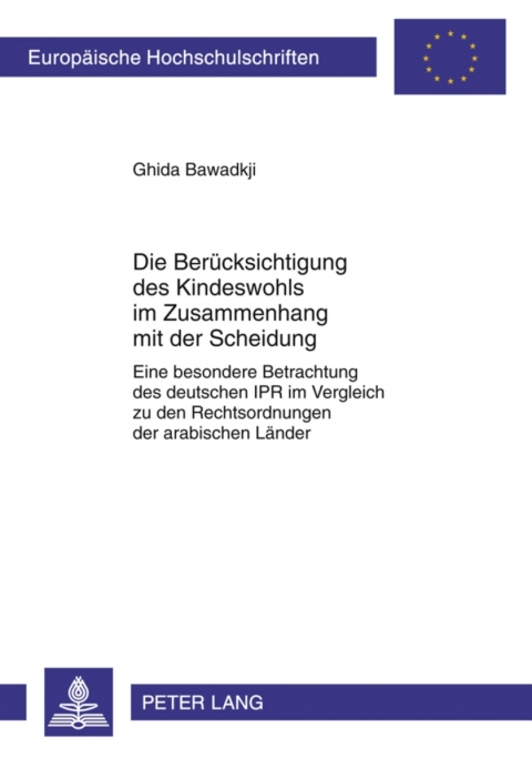 Cover image for book Die Beruecksichtigung des Kindeswohls im Zusammenhang mit der Scheidung
