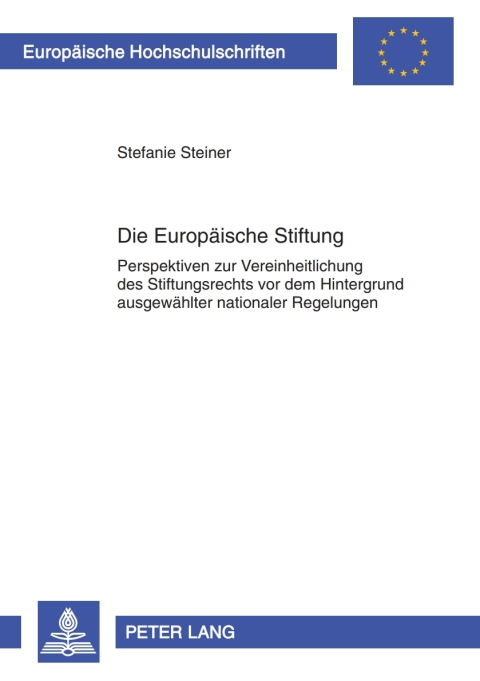 Cover image for book Die Europaeische Stiftung