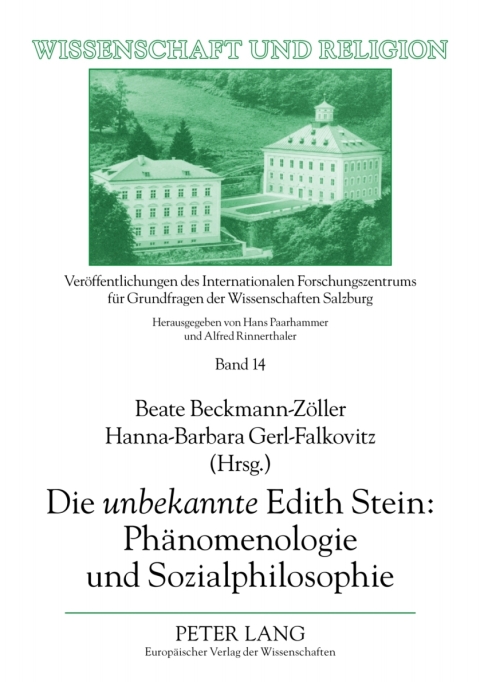 Cover image for book Die «unbekannte» Edith Stein: Phaenomenologie und Sozialphilosophie