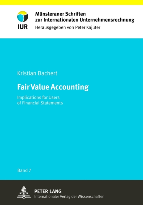 Cover image for book Fair Value Accounting