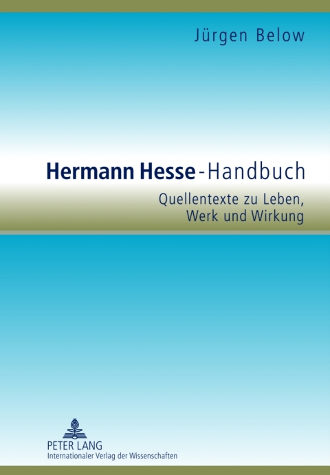 Cover image for book Hermann Hesse-Handbuch