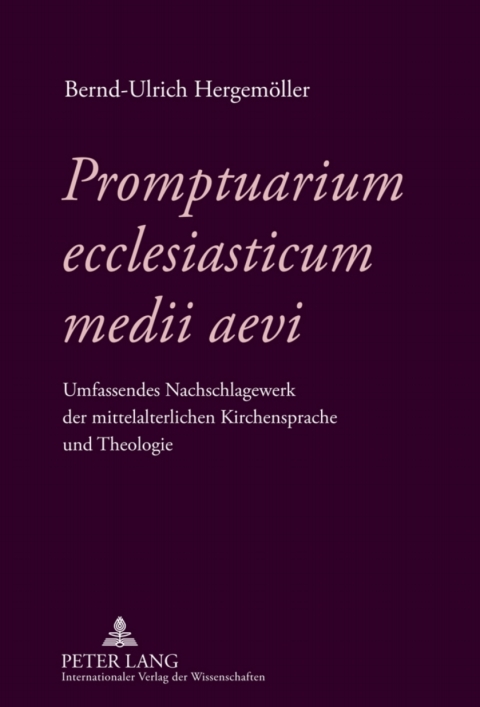 Cover image for book Promptuarium ecclesiasticum medii aevi