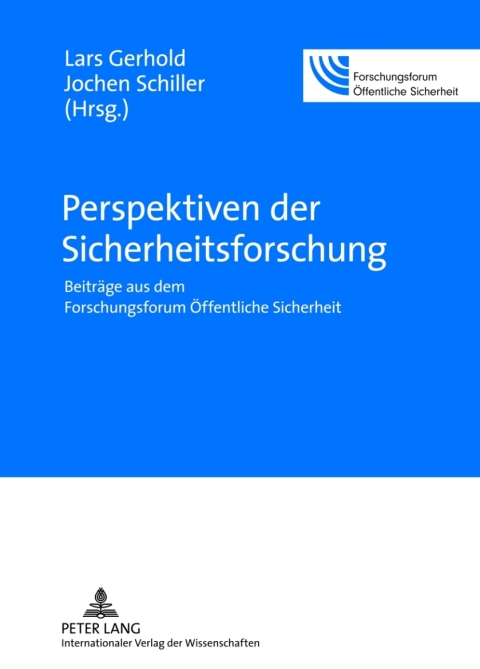 Cover image for book Perspektiven der Sicherheitsforschung