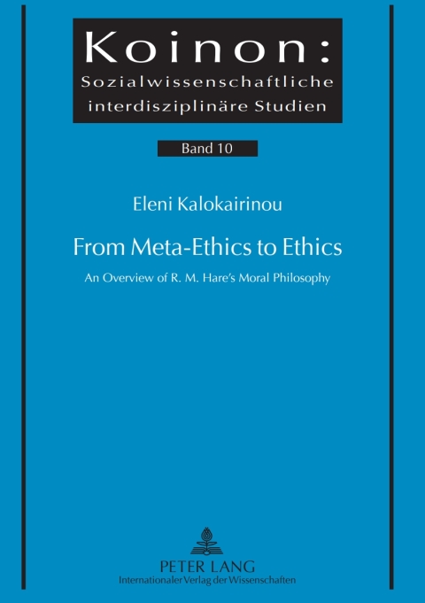Cover image for book From Meta-Ethics to Ethics