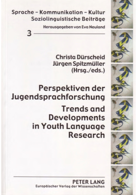 Cover image for book Perspektiven der Jugendsprachforschung / Trends and Developments in Youth Language Research