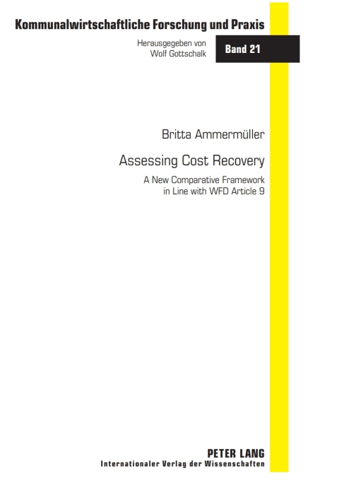 Cover image for book Assessing Cost Recovery