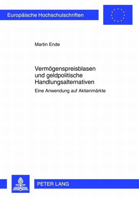 Cover image for book Vermoegenspreisblasen und geldpolitische Handlungsalternativen