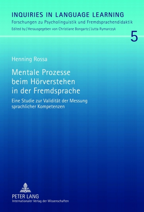 Cover image for book Mentale Prozesse beim Hoerverstehen in der Fremdsprache
