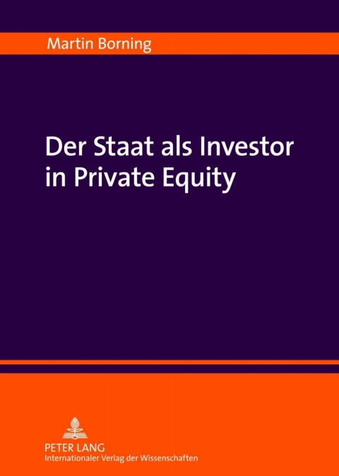 Cover image for book Der Staat als Investor in Private Equity