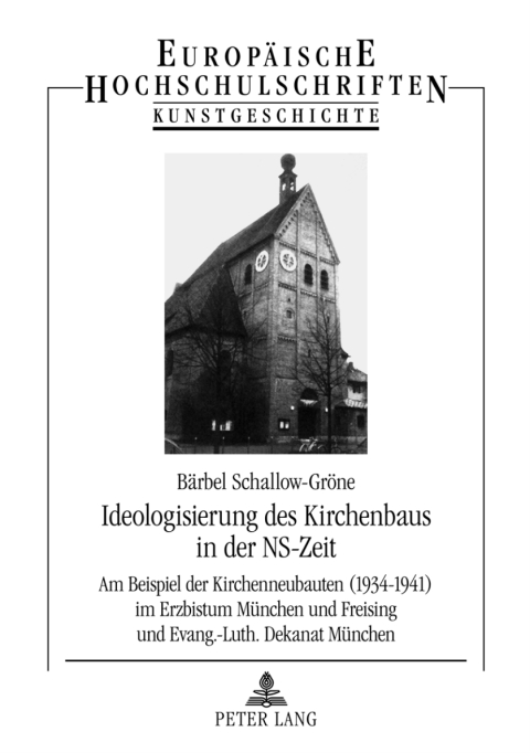 Cover image for book Ideologisierung des Kirchenbaus in der NS-Zeit