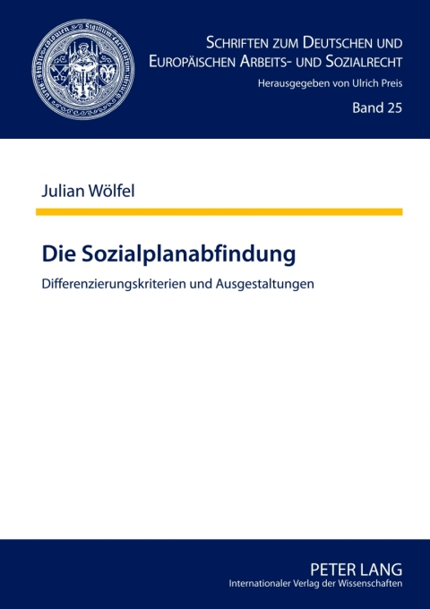 Cover image for book Die Sozialplanabfindung
