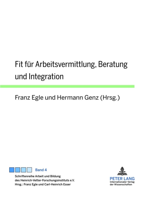 Cover image for book Fit fuer Arbeitsvermittlung, Beratung und Integration
