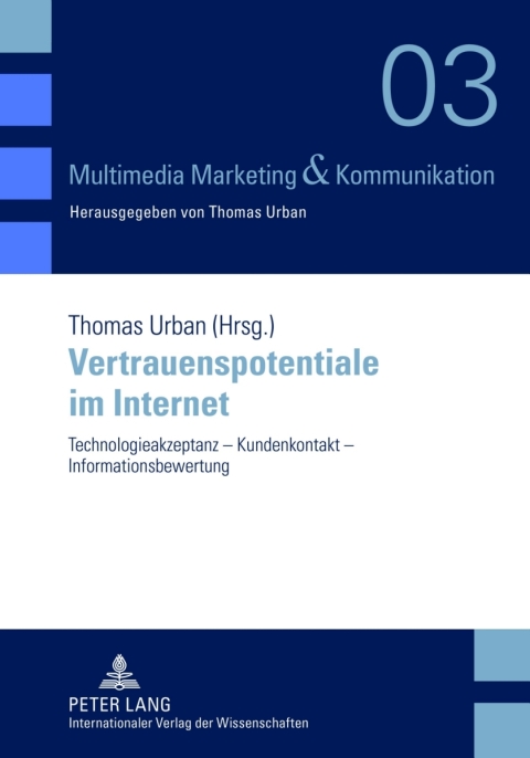 Cover image for book Vertrauenspotentiale im Internet