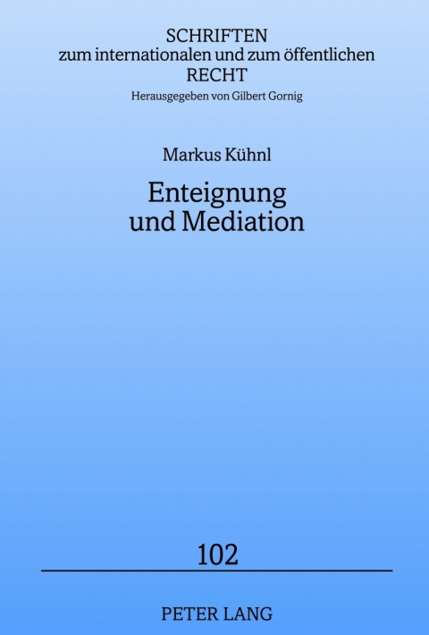 Cover image for book Enteignung und Mediation