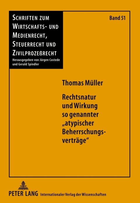 Cover image for book Rechtsnatur und Wirkung so genannter «atypischer Beherrschungsvertraege»