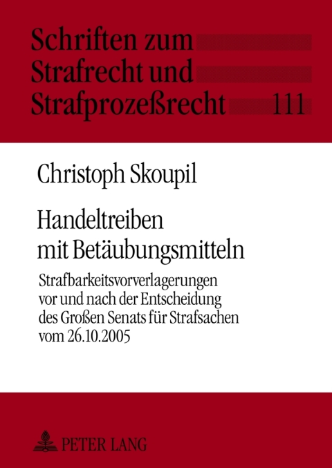 Cover image for book Handeltreiben mit Betaeubungsmitteln