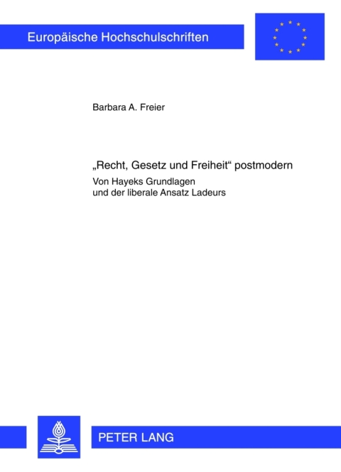 Cover image for book «Recht, Gesetz und Freiheit» postmodern